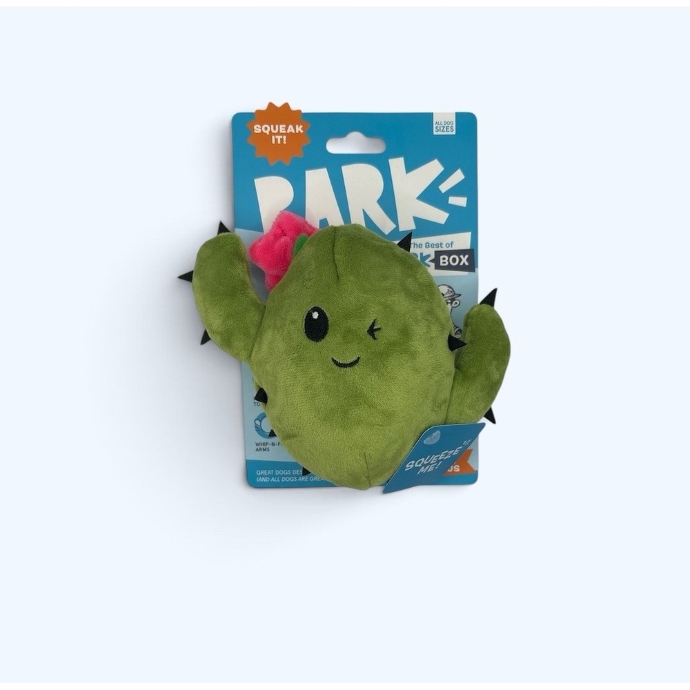 BARK Consuela The Cactus Flower Soft Plush Squeak Dog Toy by Bark Box